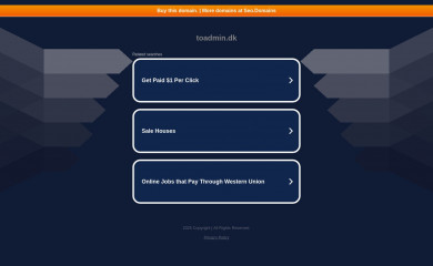 toadmin.dk screenshot
