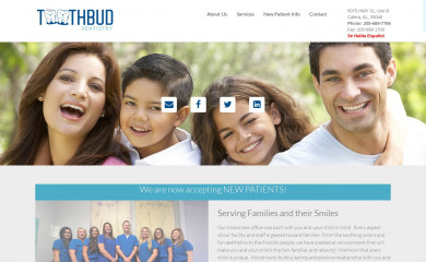toothbudcalera.com screenshot