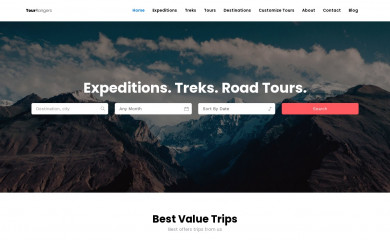 tourrangers.pk screenshot
