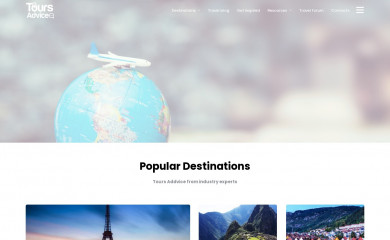 toursadvice.com screenshot