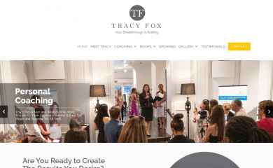 tracyfox.net screenshot
