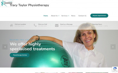 tracytaylorphysio.com.au screenshot