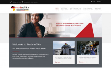tradeafrika.de screenshot
