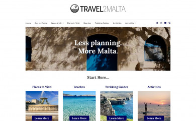 travel2malta.com screenshot