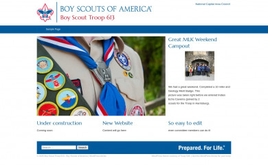 troop613.com screenshot