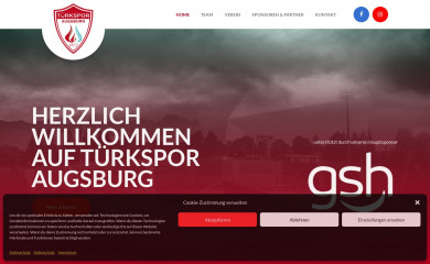 tuerkspor-augsburg.de screenshot