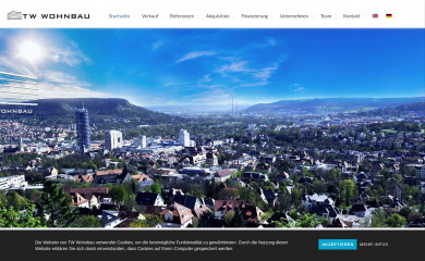 tw-wohnbau.de screenshot