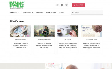 twinsmagazine.com screenshot