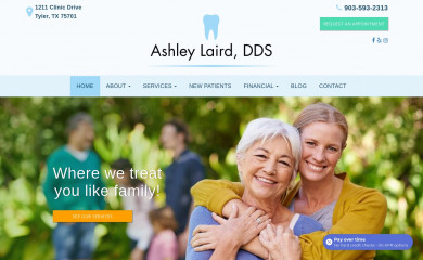 tylerfamilydentist.net screenshot