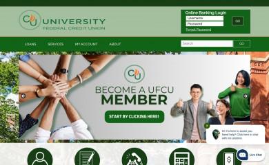 universityfederalcu.org screenshot