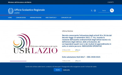 usrlazio.it screenshot