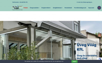 uvegvilag.hu screenshot