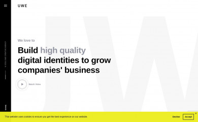uwe.agency screenshot