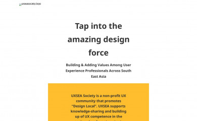 uxsea.org screenshot