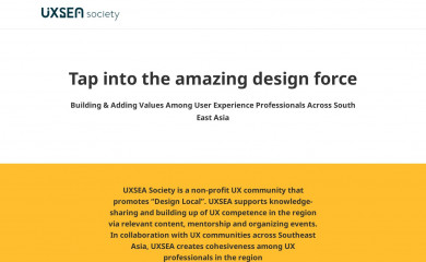 uxsea.org screenshot