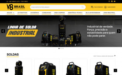 v8brasil.com.br screenshot