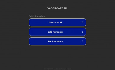 vadercafe.nl screenshot