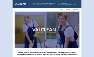 valclean.com.mx screenshot