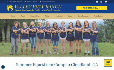 valleyviewranch.com screenshot
