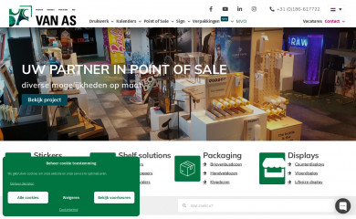 vanas.nl screenshot