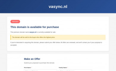 vasync.nl screenshot