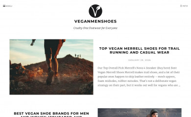 veganmenshoes.com screenshot