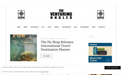 venturingangler.com screenshot