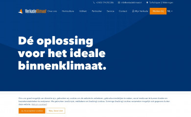 verkadeklimaat.nl screenshot