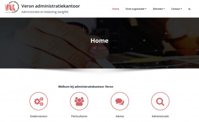 veronadministratiekantoor.nl screenshot