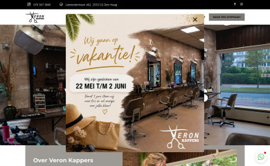 veronkappers.nl screenshot