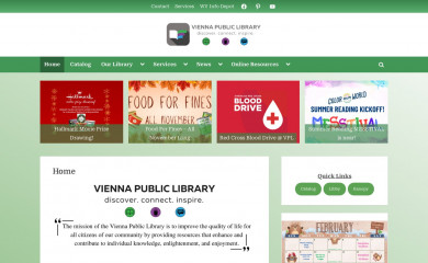 viennapubliclibrary.org screenshot