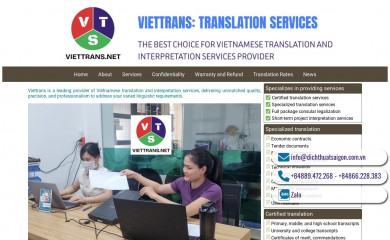 viettrans.net screenshot
