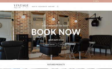 vintageboutiquesalon.com screenshot