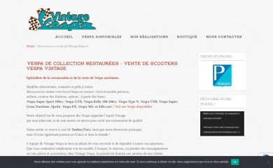 vintagevespa.fr screenshot