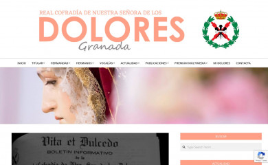 virgendelosdolores.org screenshot