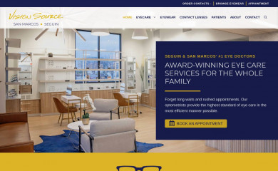 visionsourceseguin.com screenshot