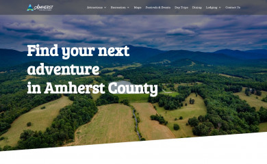 visitamherstcounty.org screenshot