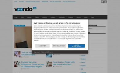 voondo.de screenshot