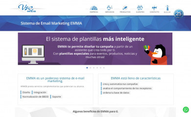 vrmailingplus.cl screenshot