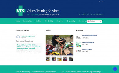 vtsfirstaid.uk screenshot