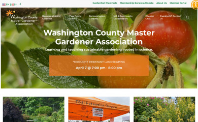 washingtoncountymastergardeners.org screenshot