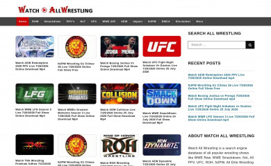 watchallwrestling.com screenshot