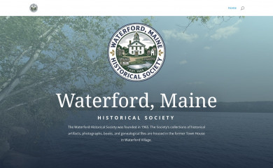 waterfordmehistoricalsociety.org screenshot