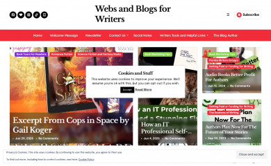 websandblogsforwriters.com screenshot