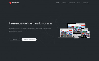webtres.cl screenshot