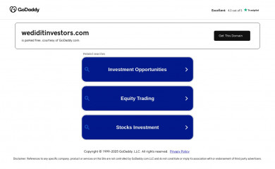 wediditinvestors.com screenshot