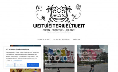 weitweiterweltweit.de screenshot