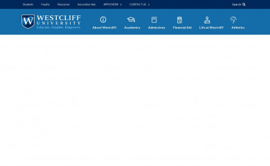 westcliff.edu screenshot