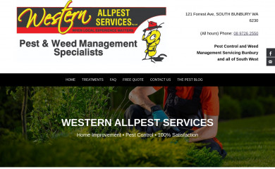 westernallpest.com.au screenshot