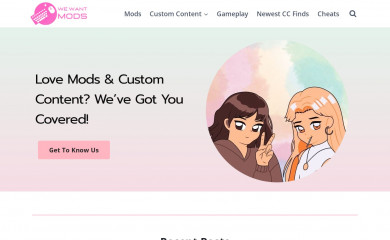 wewantmods.com screenshot